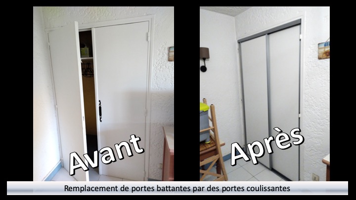 remplacement de portes de placard