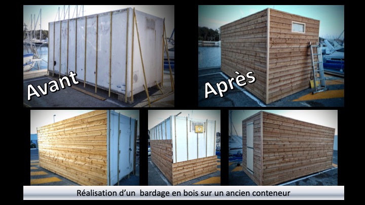réalisation bardage bois